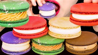 ASMR MACARONS 마카롱 먹방 DESSERTS MUKBANG EATING SOUNDS 咀嚼音 マカロン  ZOEY ASMR [upl. by Hutchinson127]