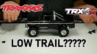 TRAXXAS TRX4m F150 HIGH TRAIL RTR LOW TRAIL CONVERSION [upl. by Ion514]