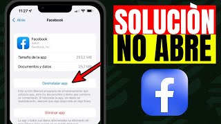 Cómo hacer wi la app de fb no abre [upl. by Dinse]