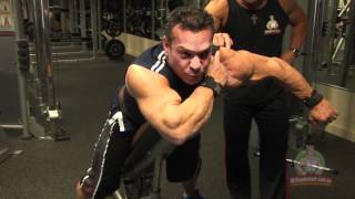 Rich Gaspari  Rear Lateral Dumbbell Raise [upl. by Harrison]