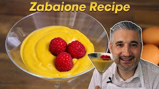 How to Make ZABAGLIONE RECIPE Like my Italian Great Grandfather [upl. by Tolman]