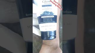 Glow amp Clean Activated Charcoal Face Wash cream beautyproducts glowing [upl. by Artimas]