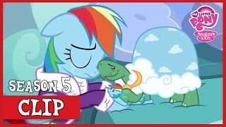 Rainbow Says Goodbye To Tank Tanks for the Memories  MLP FiM HD [upl. by Naitsabes]