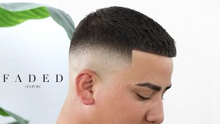 BARBER TUTORIAL  EASY MID FADE STEPS [upl. by Pazit357]