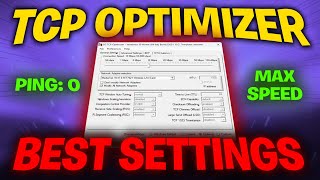 TCP Optimizer  Best settings for Gaming to Increase speed and reduce ping delay [upl. by Annawt]