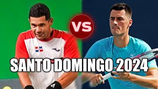 Bernard Tomic vs Nick Hardt SANTO DOMINGO 2024 [upl. by Glenna]