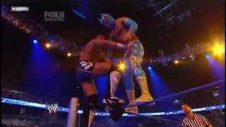 WWE Finishers  Sin Cara quotMoonsault Side Slamquot HD [upl. by Lust836]