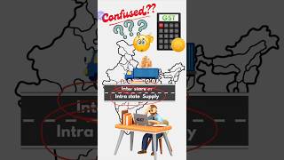 📌Interstate Supply vs Intrastate Supply Supply under GST CA Final shorts short youtubeshorts [upl. by Gosnell]