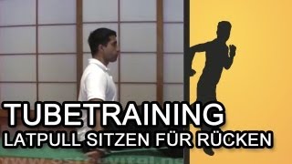 Latpull im Sitzen für einen starken Rücken  Tubetraining [upl. by Pinchas]