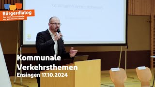 Bürgerdialog 2024 Impulsvortrag Verkehr [upl. by Elli]