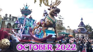 Disneyland Paris Stars on Parade October 2022 [upl. by Nwahsak]