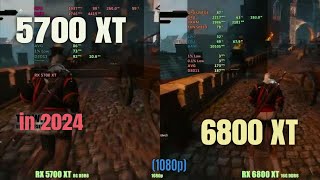 RX 5700 XT vs 6800 xt in 2024 [upl. by Neyu]