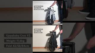 Uppababy Cruz V2 vs Uppababy Vista V2 Folding [upl. by Oab]