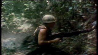 Vietnam War 1970 CBS camera rolls as platoon comes under fire [upl. by Ellekcir]