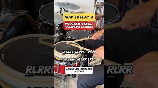 How to play a PARADIDDLEDIDDLE PARADIDDLE Exercise Drum Rudiment Practice Routine drums [upl. by Lettie]