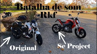 RKF ORIGINAL VS RKF COM SCPROJECT  BATALHA DE SOM [upl. by Roberta924]