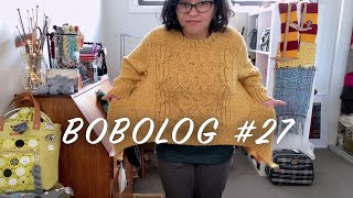 027 Final Flare  Bobolog an Aussie knitting amp crafting vlog  podcast [upl. by Broeker313]