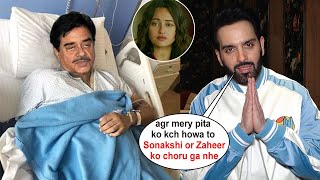 Shatrughan Sinha Hospitalized Luv Sinha Blames amp Threatens Sonakshi Sinha [upl. by Sirromaj39]