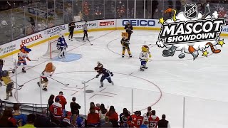 2022 NHL All Star Mascot Showdown  Ice Hockey Game [upl. by Arihas]