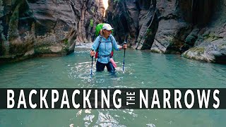 The Zion Narrows  Backpacking Top Down [upl. by Turro]