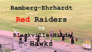 Bamberg RedRaiders vs Blackville Hawks 09262015 1700 [upl. by Adnohryt]