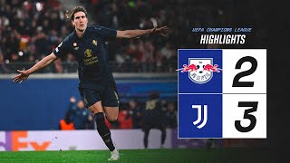 HIGHLIGHTS UCL  RB Leipzig 23 Juventus  Dusan and Conceição pull off an amazing COMEBACK [upl. by Perzan]