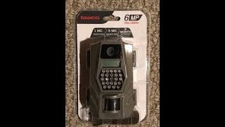 6mp Tasco Trail Camera Video Mode Set Up [upl. by How]