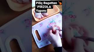 PİLİÇ BAGETTEN PİRZOLA NASIL YAPILIR  tavuk baget pirzola nasılyapılır piliç [upl. by Stav]