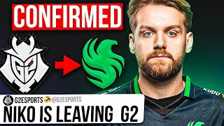 NIKO LEAVING G2 CONFIRMED quotNiKo WILL Be Leavingquot  CS NEWS [upl. by Idalia552]