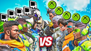 5 PC Grandmasters VS 5 XBOX Grandmasters in Overwatch 2 [upl. by Latreece]