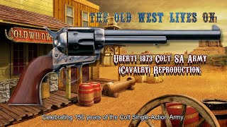 Uberti 1873 Colt SingleAction Army Reproduction Cavalry Model [upl. by Nivel]