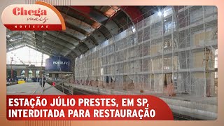 Estação de trem em SP fecha para reforma e restauro  Chega Mais Notícias 151124 [upl. by Faustine]