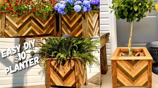 The 10 Planter  Low Cost High Profit  Make Money Woodworking [upl. by Peri]