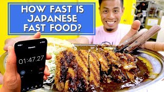 How FAST is Japanese Fast Food  Tokyo Best 7 [upl. by Silver130]