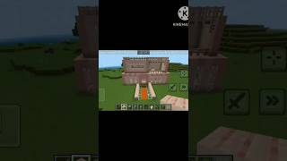 Minecraft lava door hack viral short shorts [upl. by Llien]