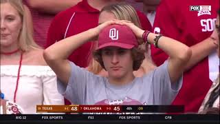 Cameron Dicker Game winning 40 yard field goal 19 Texas vs 7 Oklahoma October 6 2018 [upl. by Ylesara957]