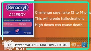 Dangerous Benadryl challenge takes over TikTok [upl. by Houser775]