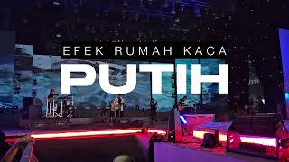 Efek Rumah Kaca  Putih  live  Jakarta Fair 2024  Lyric [upl. by Cychosz]