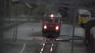 Die einzige Öffentliche Spur 0m Anlage im Berner Oberland Die Modellbahn Meiringen [upl. by Susanetta678]