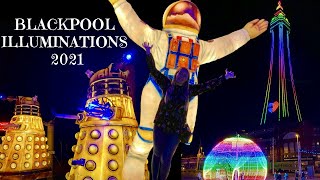 Blackpool Illuminations 2021 Vlog  Promenade Lights Tour [upl. by Stieglitz]