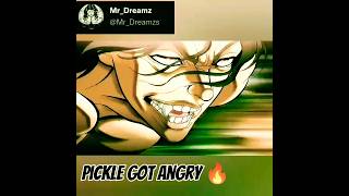 When pickle got angry 😡 pickle vs jack hanma anime MrDreamzs [upl. by Rahel]