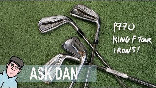 TAYLORMADE P770 COBRA KING FORGED TOUR IRONS [upl. by Sidky]