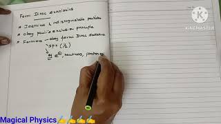 Fermi Dirac Statistics Part 1Derivation for Distribution Function 📝📝📝📝 [upl. by Ahgiela310]