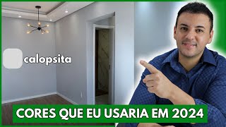 CORES DE PAREDES TENDENCIAS PARA 2024 CORES QUE EU VOU USAR MINHA CASA [upl. by Herwig852]