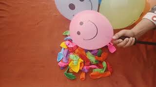 Balloon fun cute balloon popping [upl. by Bleier]