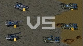 Red Alert 2 Yuris Revenge  Testing Tank Destroyers [upl. by Oivatco]