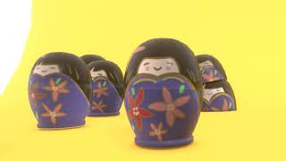 Wooden Kokeshi  Matryoshka [upl. by Hey635]