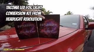 Tacoma Fog Light LED Conversion Kit From Headlight Revolution [upl. by Crosley63]