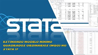 Tutorial 4  Estimação do MQO no software Stata 17 [upl. by Dao]