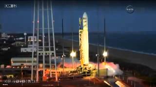 Huge Explosion NASA Antares Rocket Launch Failure Live Full [upl. by Ogg857]